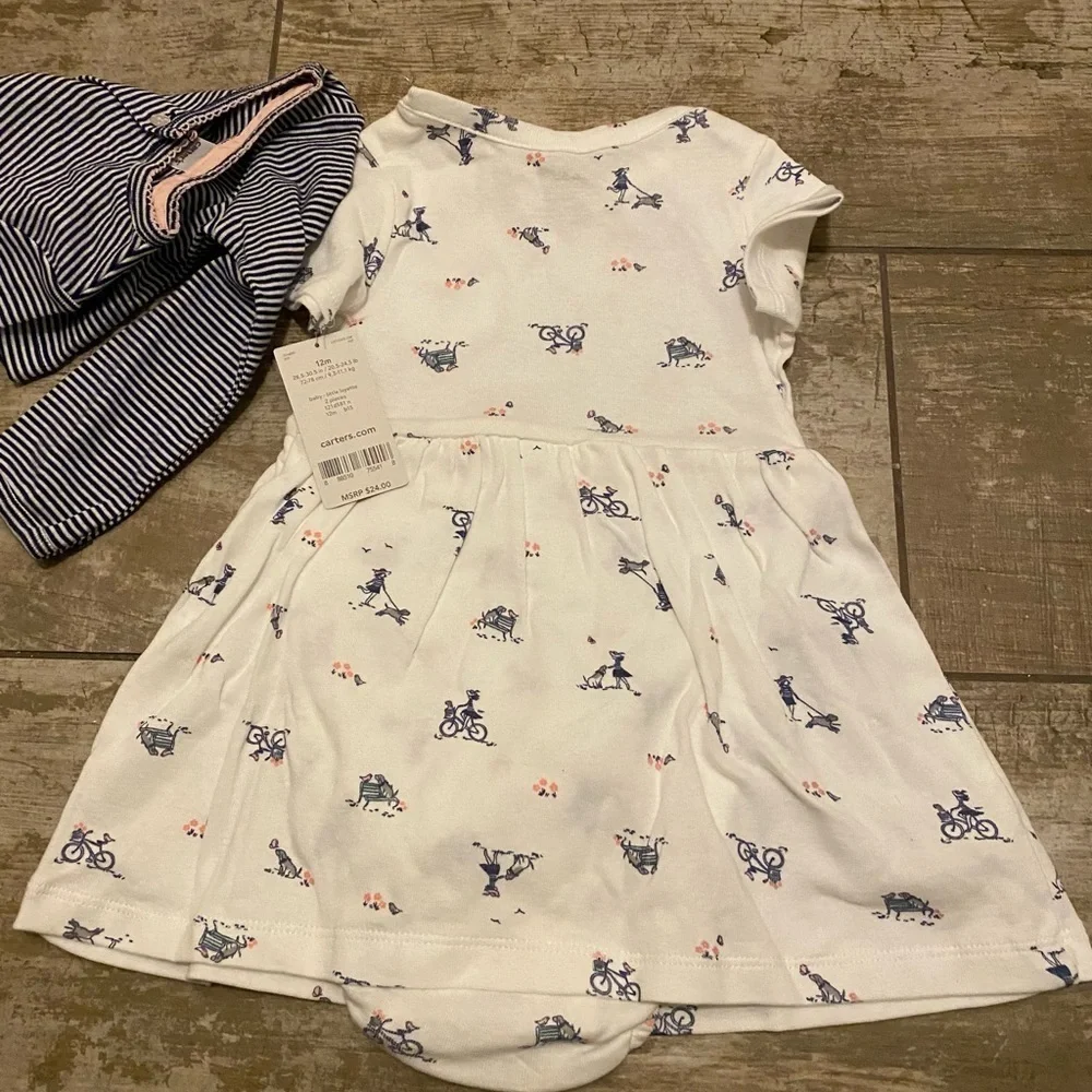 NWT carters 2-piece sweater/dress set
